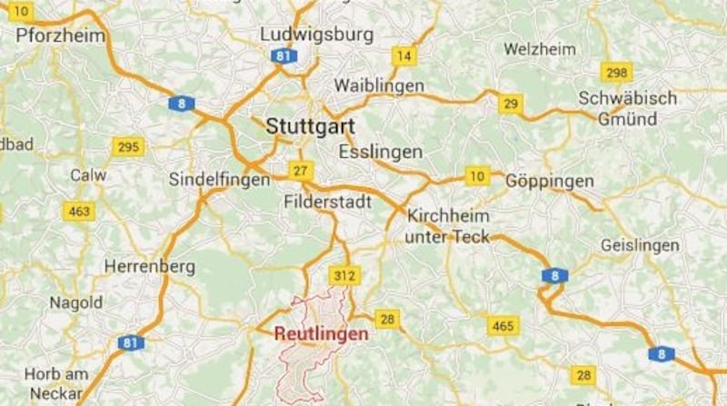 The man was arrested in Reutlingen south of Stuttgart.