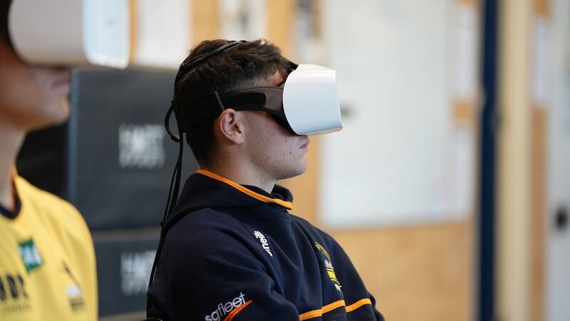 NeuroFlex VR testing measures oculomotor function and is being trialled in the Super Rugby Trans-Tasman competition. Photograph: World Rugby