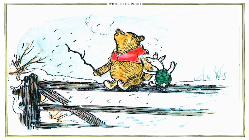 "What day is it?" "It's today," squeaked Piglet. Illustration from AA Milne's Winnie the Pooh.