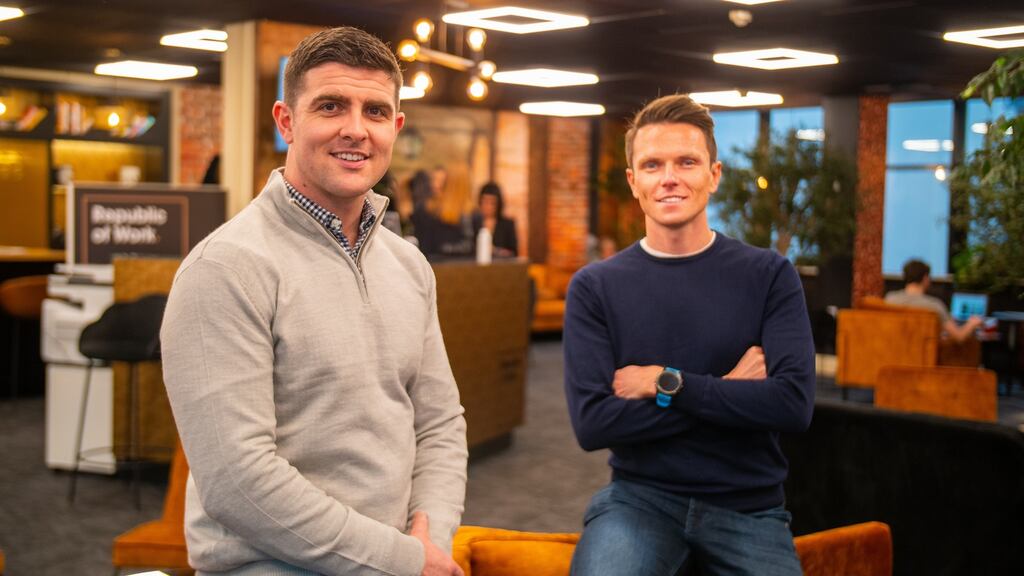 Republic of Work chief executive Frank Brennan and director Barry Doyle. Photograph: Robin Guiton