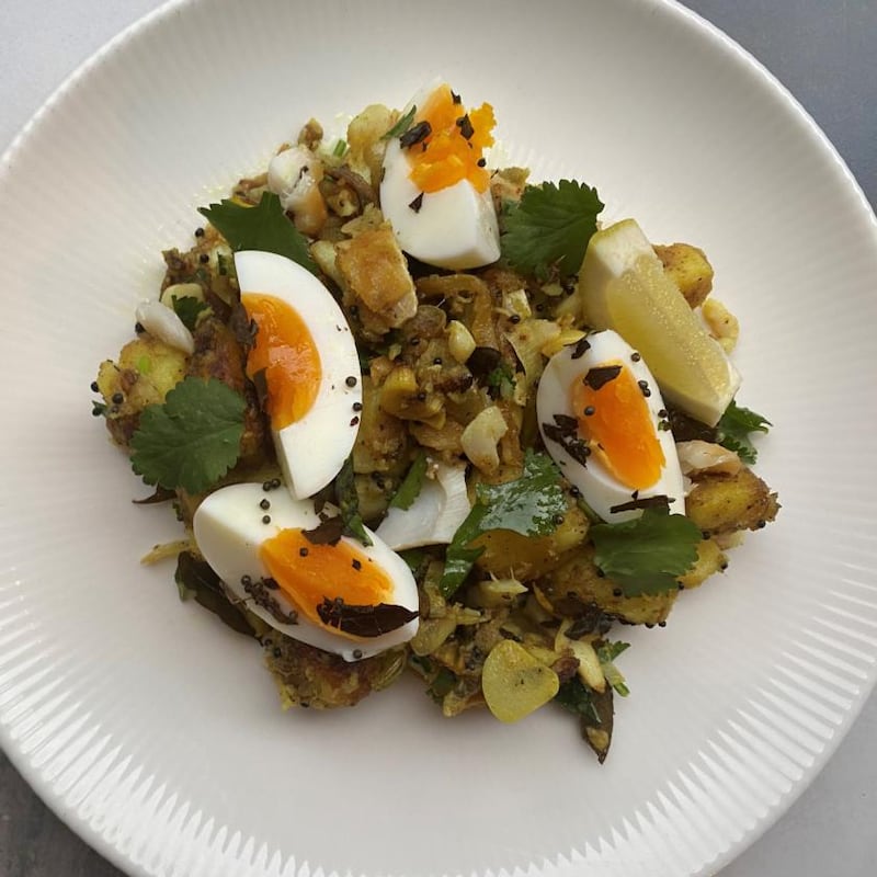 Smoked haddock and potato kedgeree