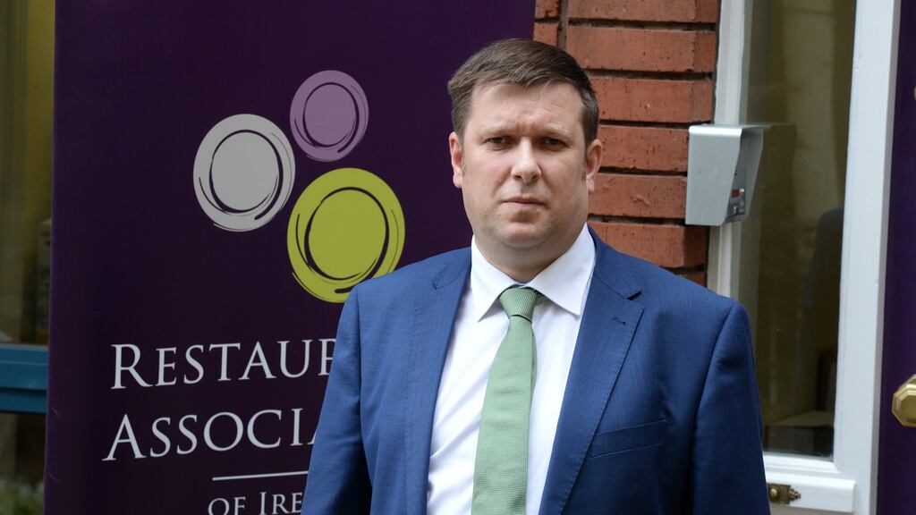 Adrian Cummins of the Restaurants Association of Ireland has described the decision to divide the sector into two categories as ‘anti-competitive’ and ‘inequitable’. Photograph: Cyril Byrne/The Irish Times