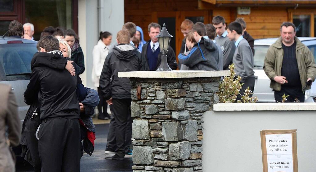 Donal Walsh lay in repose at his home in Blennerville, Co Kerry, yesterday. Photograph: Domnick Walsh / Eye Focus