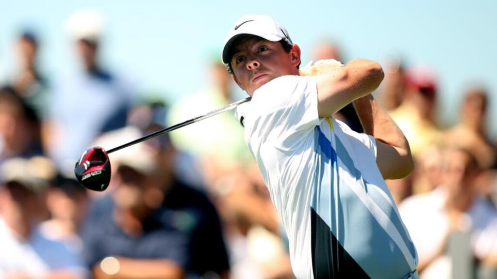 Rory McIlroy finished eighth in the defence of his US PGA Championship title at Oak Hill and last week was 19th in The Barclay, giving him grounds for optimism as he defends his Deutsche Bank Championship title at TPC Boston this week. Photograph: Darren Carroll/Getty Images)