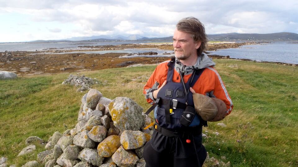 Gary Quinn on The Sea Road in Connemara. Photograph: Shane Holland.