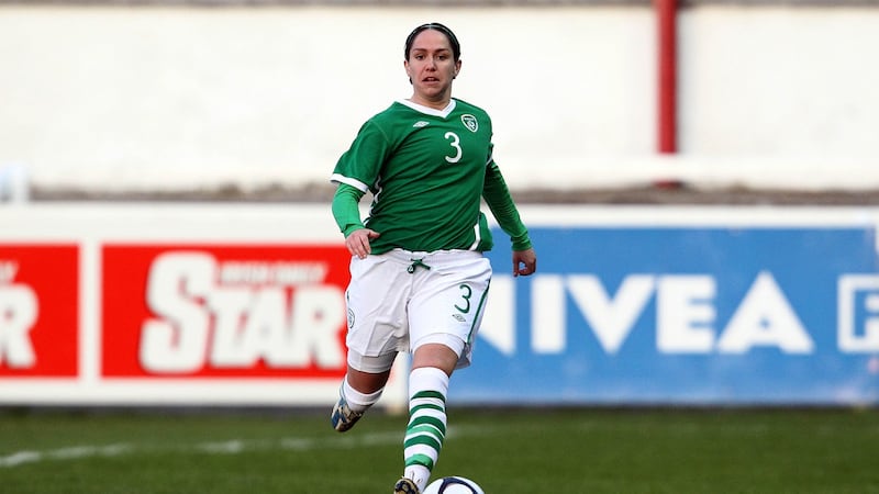 Ciara McCormack in action for the Republic of Ireland. Photograph: Donall Farmer/Inpho