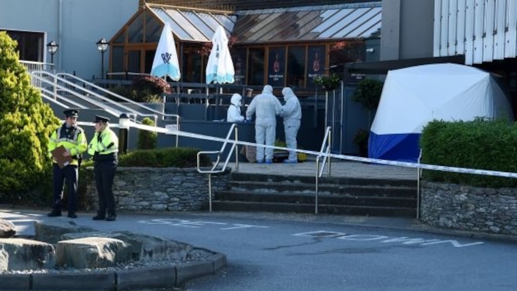 Gardaí investigating the death of Darragh Sheehan from Doneraile in Co Cork outside the Gleneagle Hotel in Killarney. Photograph: Eye Focus