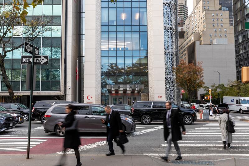 The Turkish Consulate in Manhattan. The FBI is investigating the opening of the consulate. Photograph: Sara Hylton/New York Times