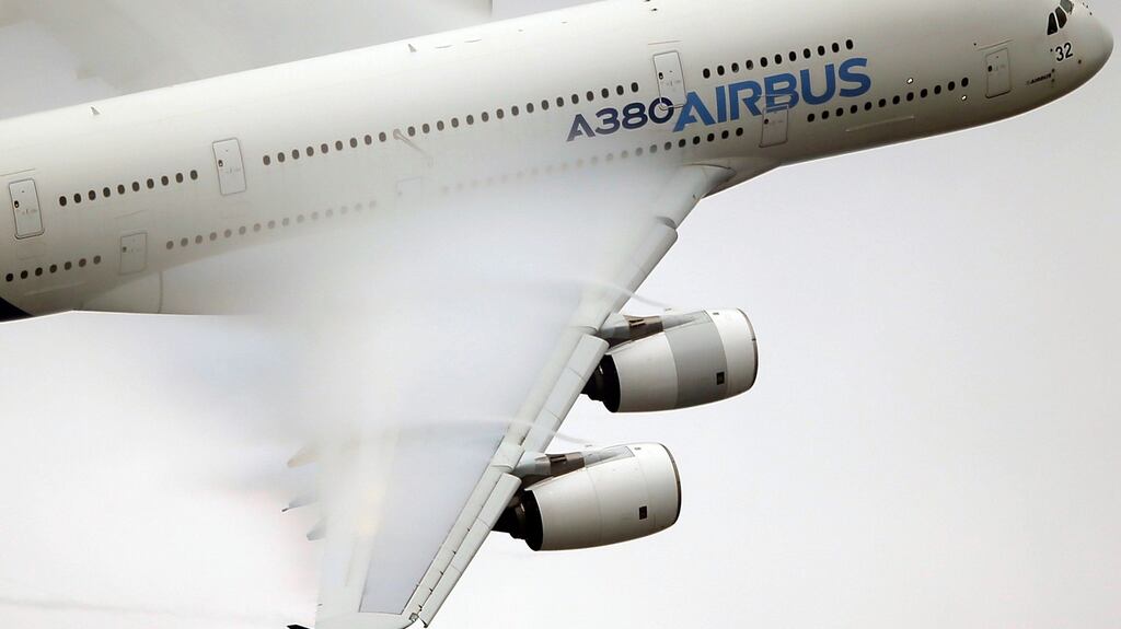 The Airbus A380.
