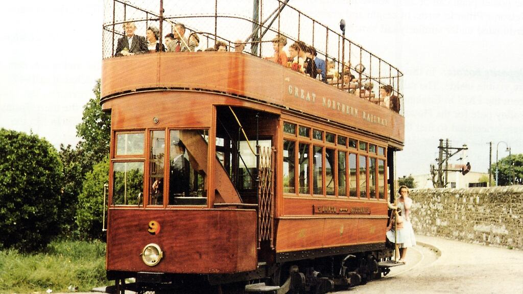 The No 9 tram from the Hill of Howth at Sutton Cross. The council is considering partially restoring the service as a tourist attraction. Photograph: Jim Kilroy