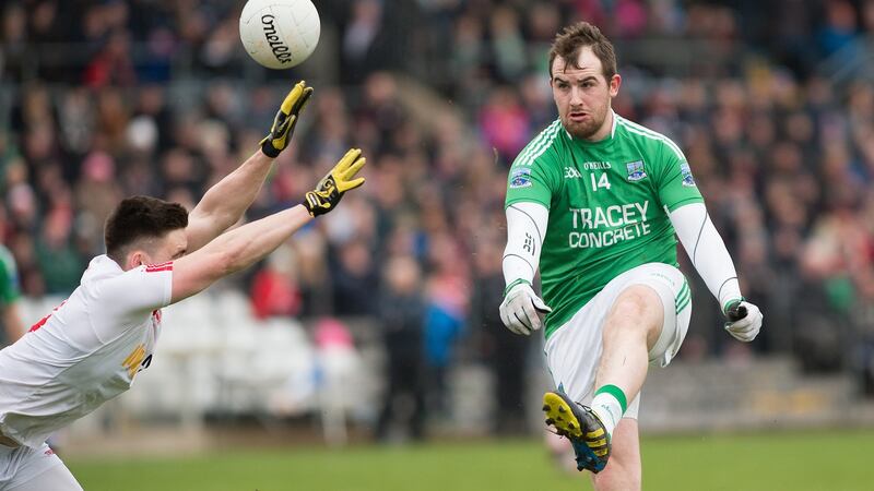 Seán Quigley’s kicking technique is mostly down to training and practice and repetition. Photograph: Trevor Lucy/Inpho/Presseye