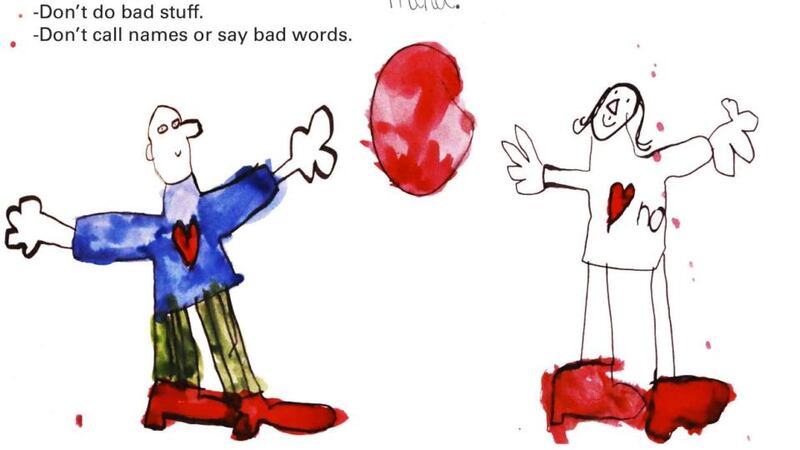 An illustration from the book Starting School: Feeling Good About Primary School