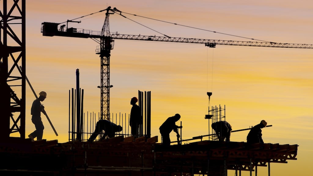 Construction activity in the Republic has now risen almost continuously since September 2013