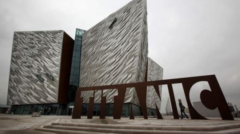 The Titanic Belfast museum has staved off competition from Ferrari World in Abu Dhabi, the Las Vegas Strip and Peru’s Machu Picchu to clinch the accolade at an awards ceremony in the Maldives. File photograph: Getty Images