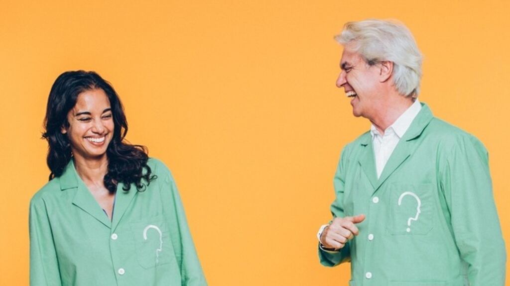 Mala Gaonkar and David Byrne