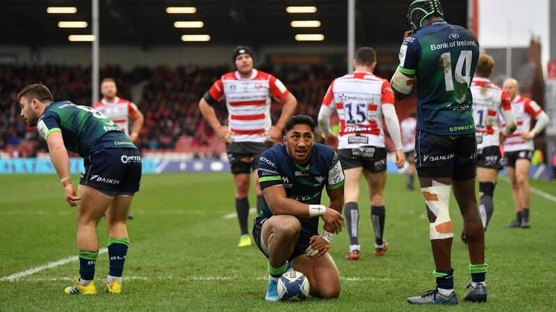 Bundee Aki’s Connacht were beaten by Gloucester at Kingsholm. Photograph: Dan Mullan/Getty