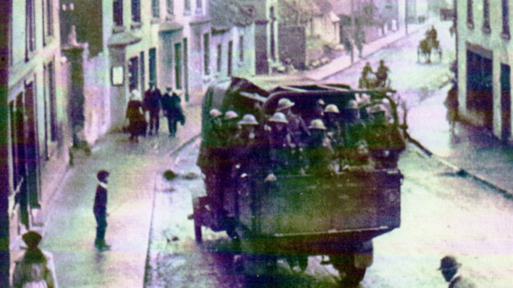 British military evacuating Letterkenny in 1922