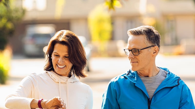 The Fitbit Inspire HR comes in a sangria colour.