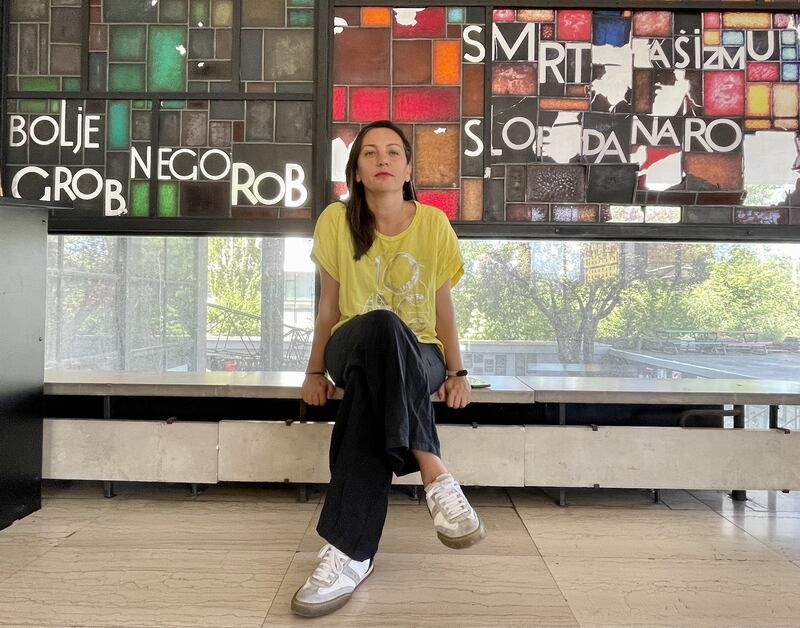 Elma Hasimbegovic, director of the historical museum of Bosnia. Photograph: Daniel McLaughlin