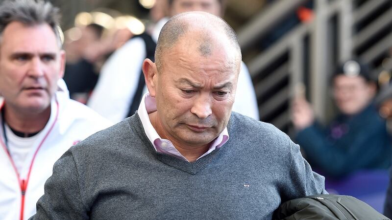 Scottish Rugby has described the abuse suffered by Eddie Jones by a number of Scotland fans as “disgusting behaviour”. Photo: Ian Rutherford/PA Wire