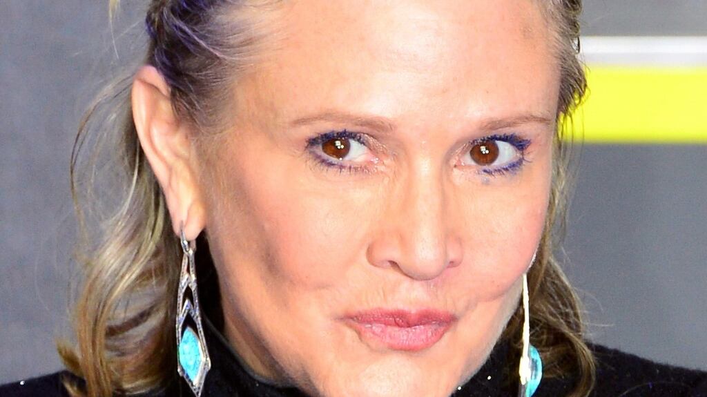 Actor Carrie Fisher pictured in late 2015. File photograph: Anthony Devlin/PA Wire