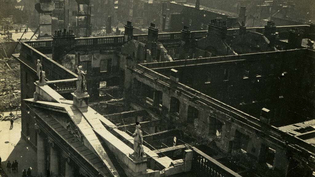 The GPO after 1916. If in the event of Patrick Pearse’s inner IRB circle of the Irish Volunteers had a simple contingency plan for their Dublin rising, it could have been much more effective. Photograph: Thomas Johnson Westropp