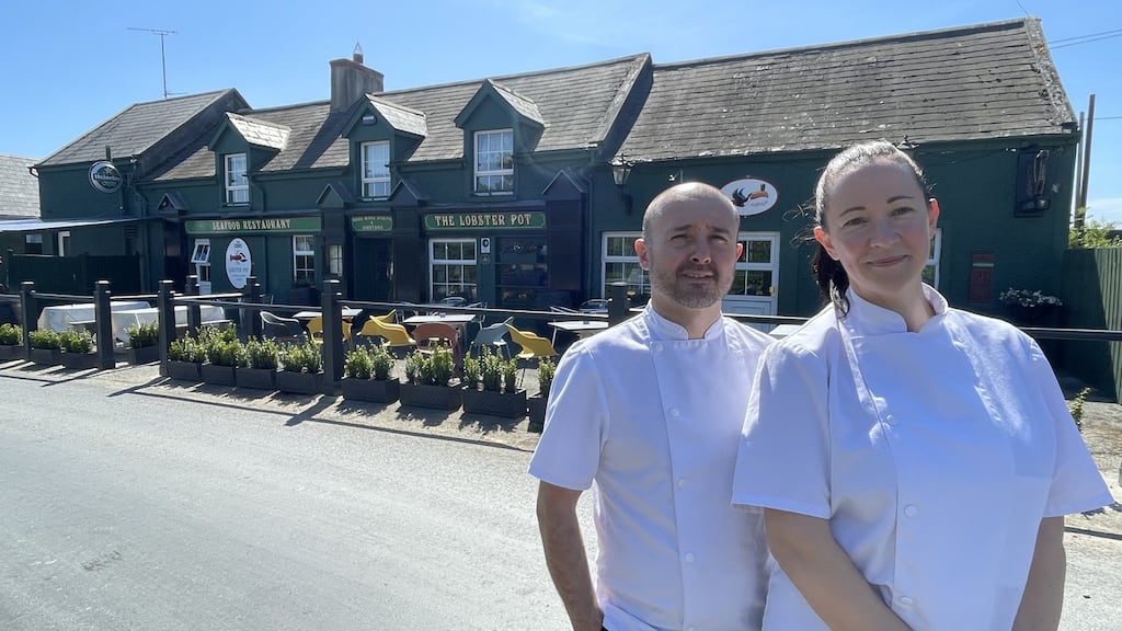 Nicola and Josef Zammit at their restaurant TwoCooks at The Pot, formerly The Lobster Pot in Carne, Co Wexford.