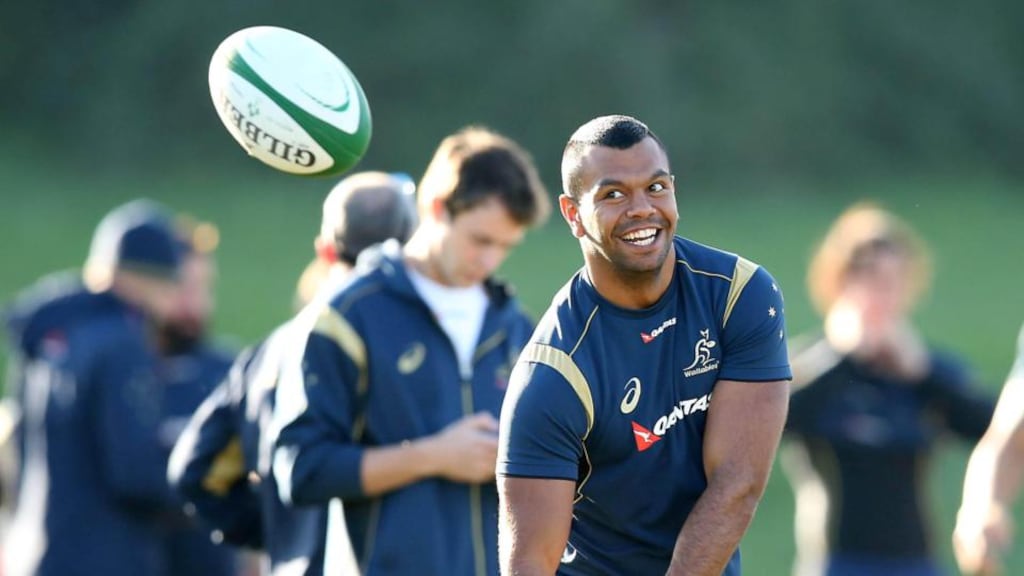 Kurtley Beale and Quade Cooper will be used as “nice little attacking weapon towards the end of the game”. Photograph: Billy Stickland/Inpho
