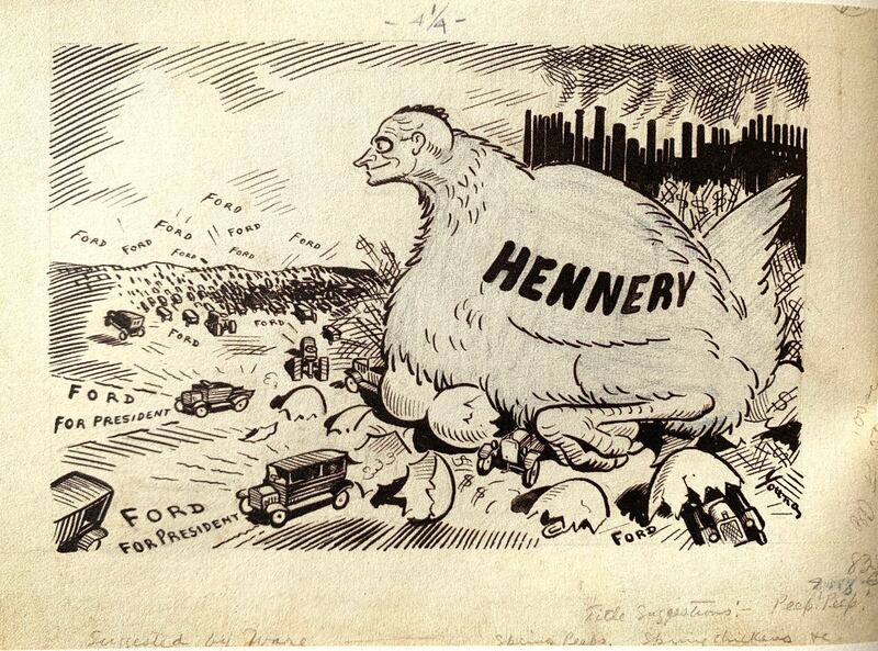 Art Young - Ford For President. Published by Life Publishing Company