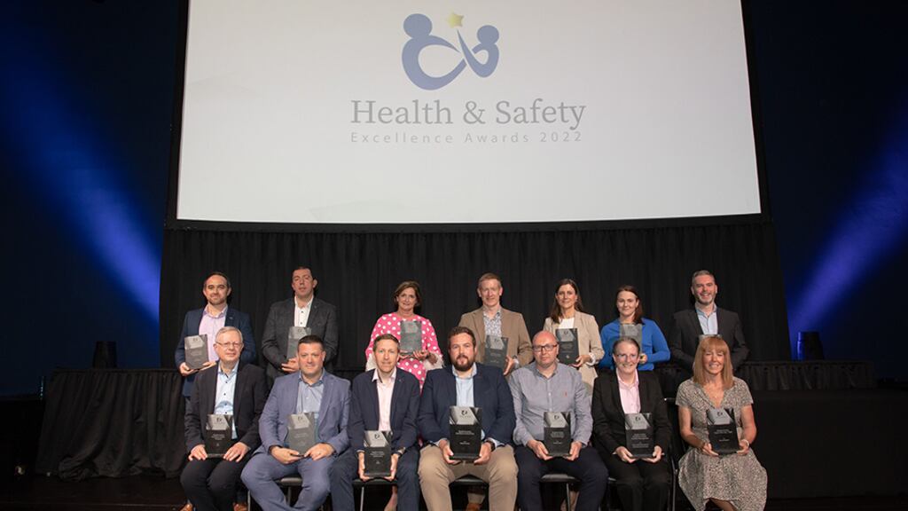 The winners gathered together at the Mansion House