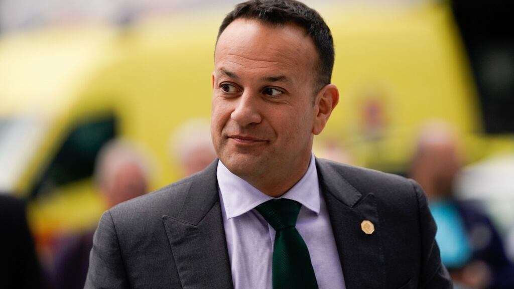 Taoiseach Leo Varadkar arriving for  a  European People’s Party (EPP) meeting in Brussels. Photograph: Kenzo Triboullard/AFP