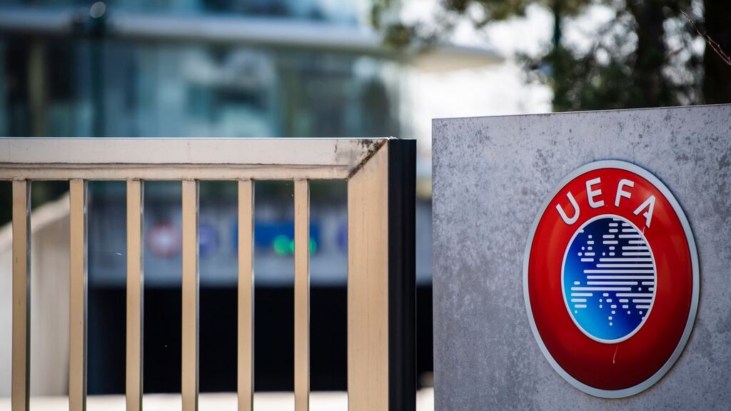 Uefa has postponed the men’s and women’s Champions League finals at the Europa League final. Photograph: Jean-Christophe Bott/Keystone via AP