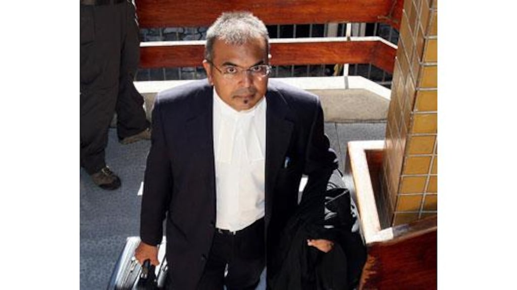 Kalidass Teeluckdharry is accused of trying to improperly influence the jury after referring to an academic document written by a juror?s son during his closing address at last year's trial.