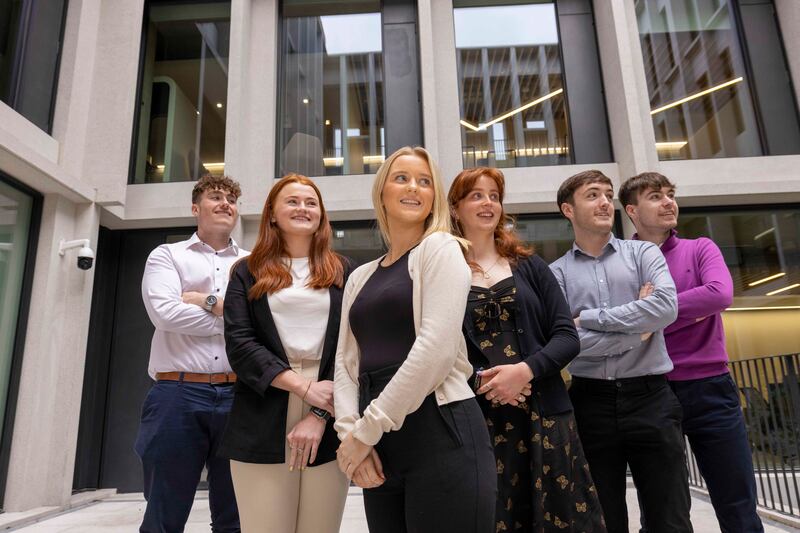 Recent graduates that have joined ESB’s award-winning Graduate Development Programme. Photograph: Chris Bellew/Fennell Photography.