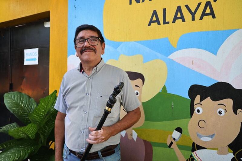 'We all come from a European culture imposed on us,' says Jose Amilbar Urias. Photograph: Hannah McCarthy