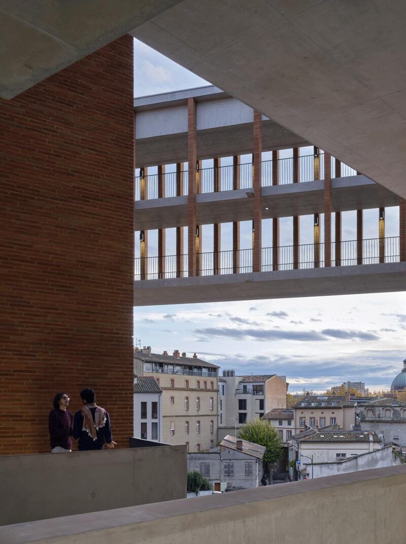 Pritzker Architecture Prize: Grafton Architects’ school of economics at the University of Toulouse. Photograph courtesy of Dennis Gilbert
