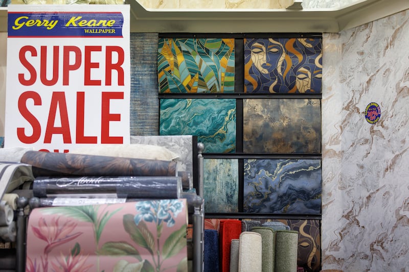 After 53 years on Talbot Street, Dublin city’s last wallpaper shop prepares to close. Photo: Dan Dennison