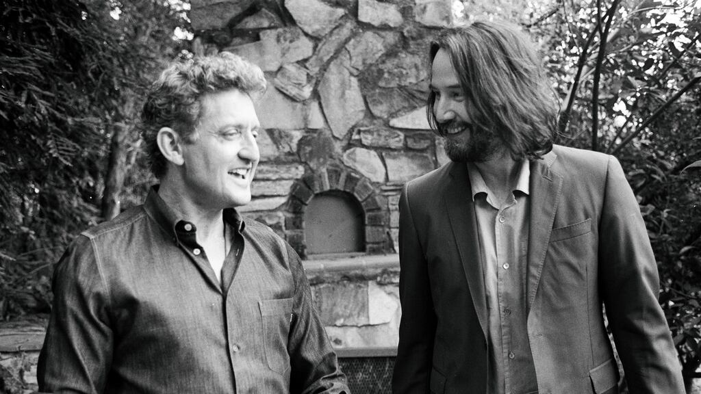 Alex Winter and Keanu Reeves. Photograph: Magdalena Wosinska/New York Times