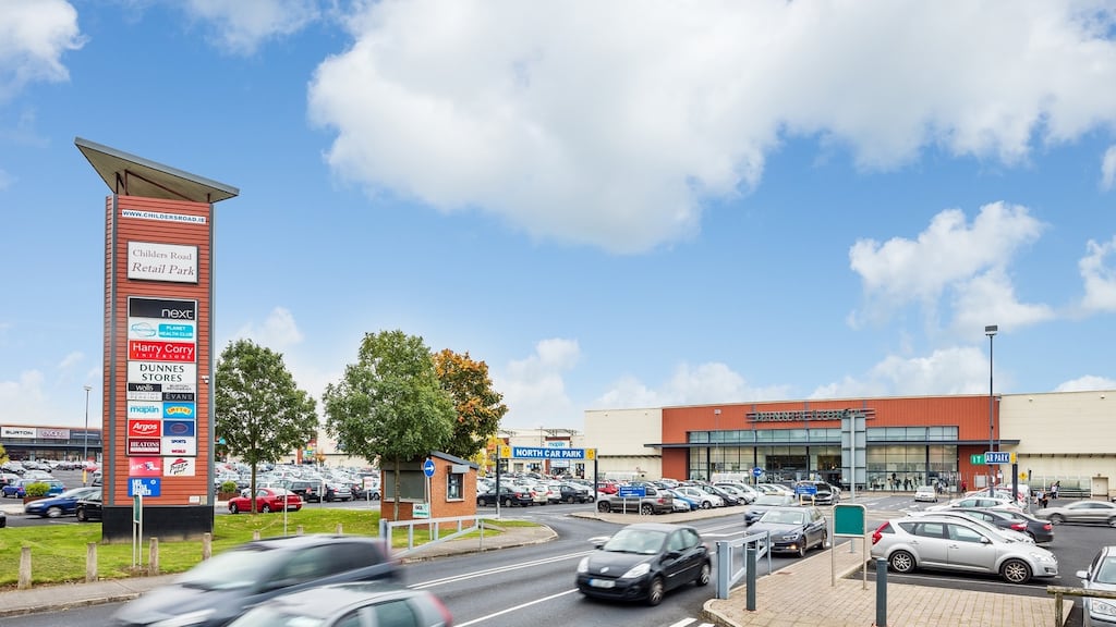 Childers Road Retail Park: tenants include Dunnes Stores, Boots, Next and Lifestyle