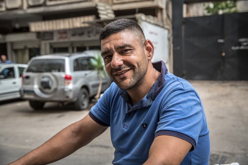 Tarek Osman is one of the founding members of the Refugee Dreams Association, which is now helping displaced people. Photograph: Sally Hayden