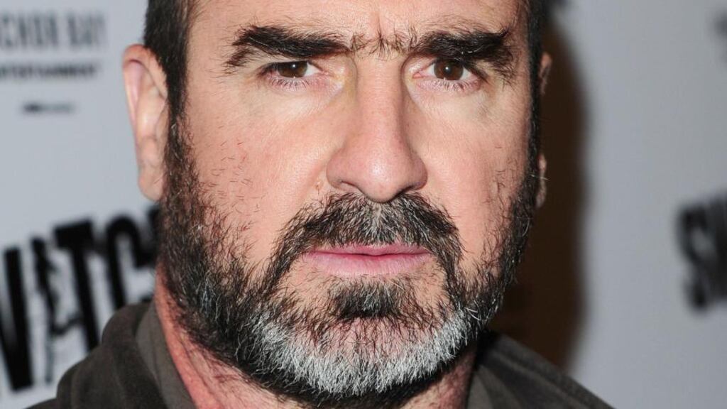 Former Manchester United star Eric Cantona who was arrested and cautioned by the Metropolitan Police in London on Wednesday. Photograph: Ian West/PA Wire