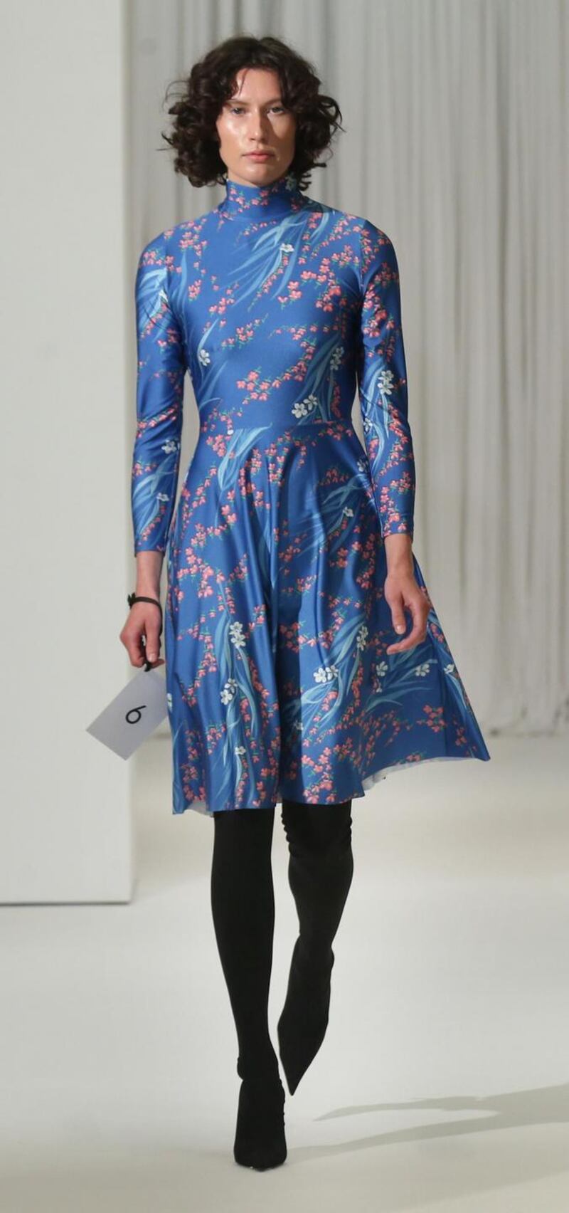 Floral dress by Balenciaga