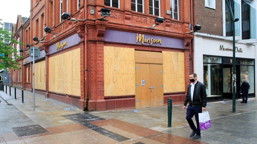 The Monsoon Store on Grafton Street in Dublin. Mr Justice Denis McDonald found that a UK creditors voluntary arrangement was not entitled to be recognised here in relation to both landlords’ lease agreements with Monsoon companies. Photograph: Gareth Chaney/Collins