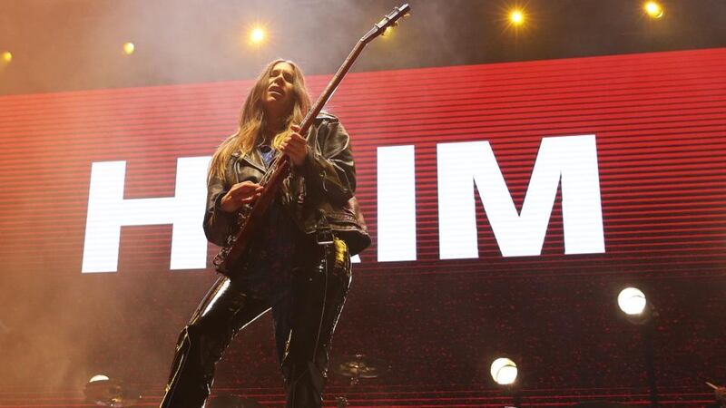 Danielle Haim told the BBC: “I think it’s time more girls looked into being engineers and studio technicians.” Photograph: Mark Metcalfe/Getty Images