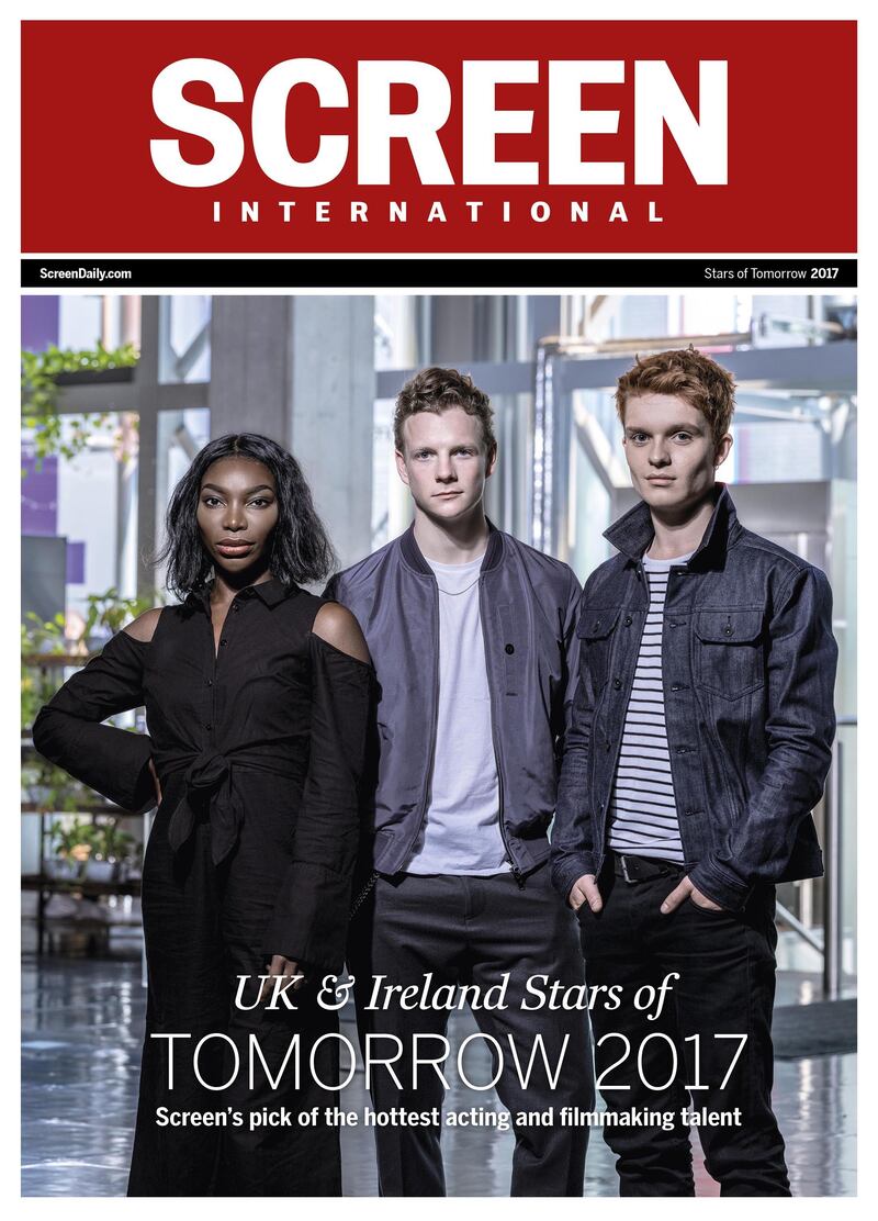 Actors Michaela Coel, Patrick Gibson and Tom Glynn-Carney