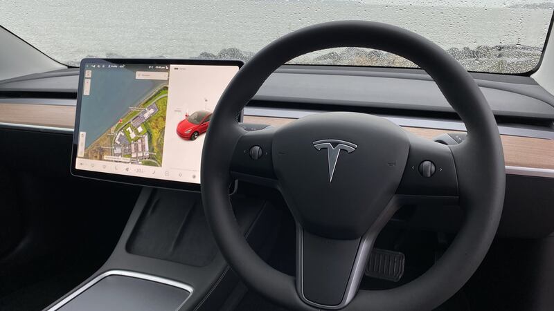 The Model 3 has an odd-feeling steering wheel