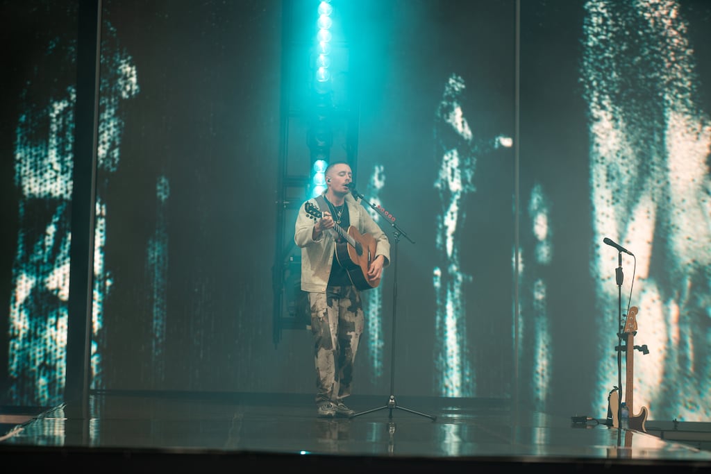 Singer Dermot Kennedy playing at Marlay Park, Dublin in 2023. Photograph: Barry Cronin