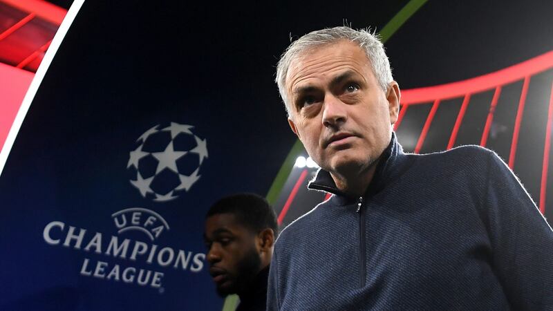 Jose Mourinho is back in the Champions League with Tottenham. Photograph: Michael Regan/Getty