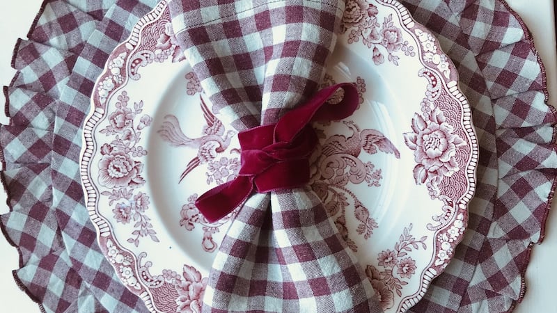 One of the designs from the Huckleberry range from Gillian Leavy’s Liquorice Interiors