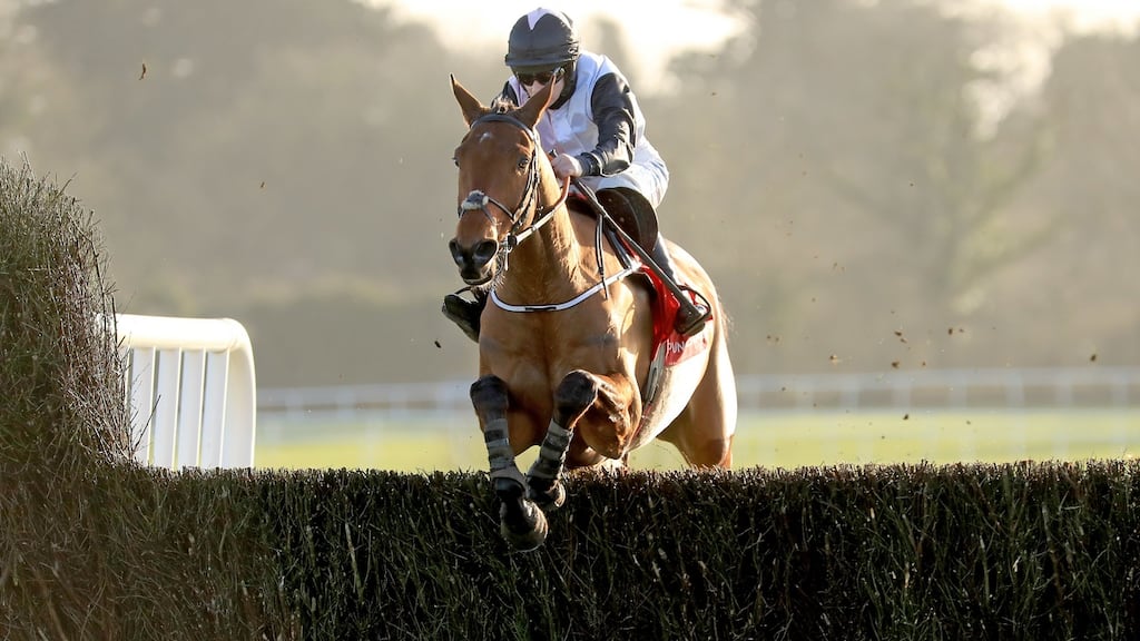 Bob Olinger and Rachael Blackmore will be in action at Cheltenham on New Year's Day. Photograph: Donall Farmer/PA